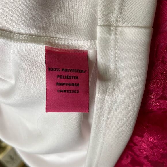 Betsey Johnson Women's Hot Pink Lace Dress Size 6 - Picture 5 of 5